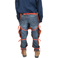 Leather Split Leg Apron & Chaps, 40" L, Lava Brown D. Morneault & Fils