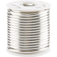 Common Solder, Lead-Free, 95% Tin 5% Antimony, Solid Core, 0.125" Dia. D. Morneault & Fils