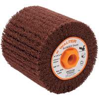Blendex Surface Conditioning Drum, 4-1/4" Dia. x 4" W, 5/8"-11 Arbor, Medium Grit D. Morneault & Fils