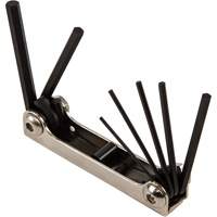 Folding Hex Key Set, 7 Pcs., Metric D. Morneault & Fils