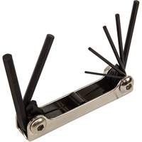 Folding Hex Key Set, 7 Pcs., Metric D. Morneault & Fils