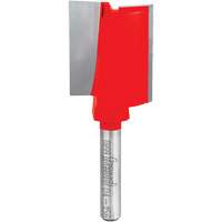 Router Bit - Double Flute Straight Bit, 1" Dia., 3/4" H, 2-9/16" L, 1/4" Shank D. Morneault & Fils