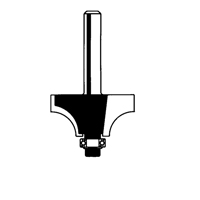 Router Bit - Beading Bit, 5/8" Dia., 1/4" Shank D. Morneault & Fils