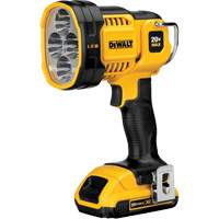 Max Cordless Jobsite Spotlight, LED, 1000 Lumens, Rechargeable Batteries D. Morneault & Fils
