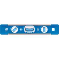 True Blue&reg; Torpedo Level, 9" L, Aluminum, 3 Vials, Magnetic D. Morneault & Fils