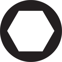 Embout de rechange pour tournevis multi embouts Sixpac Plus, Hexagonale, 1/8", Prise 1/4" D. Morneault & Fils