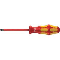 160 iS VDE Insulated Square point screwdriver, #2 Tip, Round, 12" L, Plastic Handle D. Morneault & Fils