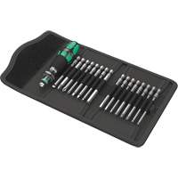 Kraftform Kompakt 60 Screwdriver & Bit Set 17-PC, 6-3/32" L, Plastic Handle D. Morneault & Fils