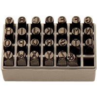 Letter Hand Stamp Set, 27 Pieces D. Morneault & Fils