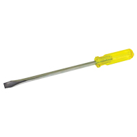 Slotted Screwdriver, 1/2", 14-1/2" L, Plastic Handle D. Morneault & Fils