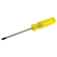 Phillips Screwdriver, #3, 10" L, Plastic Handle D. Morneault & Fils
