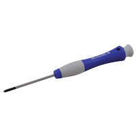 Phillips Screwdriver, #00, 6-1/2" L, Plastic Handle D. Morneault & Fils