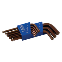 Short Ball End Hex Key Set, 9 Pcs., Metric D. Morneault & Fils