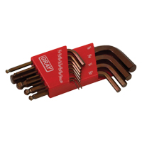 Short Ball End Hex Key Set, 13 Pcs., Imperial D. Morneault & Fils