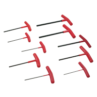 T-handle Hex Key Set, 10 Pcs., Imperial D. Morneault & Fils