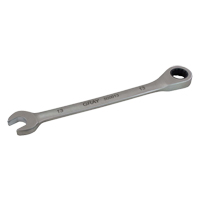 Combination Fixed Head Ratcheting Wrench, 12 Point, 8 mm, Stainless Steel Finish D. Morneault & Fils