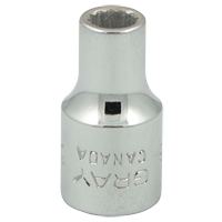 Douille, 3/16", Prise 1/4", 12 pans D. Morneault & Fils