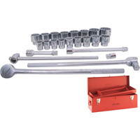 Jeu de douilles et accessoires, 24 Mcx, Prise de 1" D. Morneault & Fils