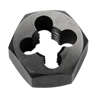 &eacute;crou &agrave; refileter hexagonale, dia. 1"/1-1/4", Filet de 1/4"-18, Acier au carbone/Acier au chrome D. Morneault & Fils