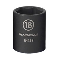 Socket, Impact, 11 mm, 3/8" Drive, 6 Points D. Morneault & Fils