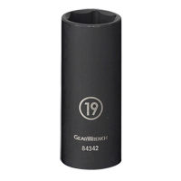 Socket, Impact, 13 mm, 3/8" Drive, 6 Points, Deep D. Morneault & Fils
