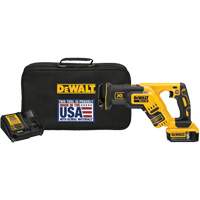 Ensemble de scie alternative compacte sans balais Max XR, 20 V, Lithium-ion Bloc-pile, 0-2900 coups/min D. Morneault & Fils