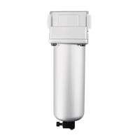 Air Filter, Vertical, 1" NPT, Semi-Automatic Drain D. Morneault & Fils