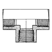 Raccord En T&eacute; Femelle, Laiton, 1/8" D. Morneault & Fils