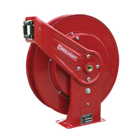 General Hose Reel, Single Hose, 7" W x 19-3/4" D x 20-1/4" H D. Morneault & Fils