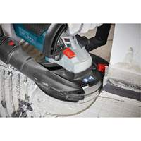 Concrete Surfacing Grinder with Dust-Collecting Shroud D. Morneault & Fils