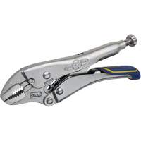 Fast Release Locking Pliers with Wire Cutter, 5" Length, Curved Jaw D. Morneault & Fils