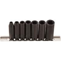 Socket Set, 7 Pcs, Impact, 1/4" Drive Size, Deep D. Morneault & Fils