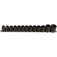 Socket Set, 13 Pcs, Impact, 1/2" Drive Size D. Morneault & Fils