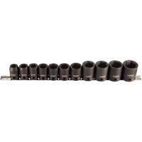 Socket Set, 11 Pcs, Impact, 1/2" Drive Size D. Morneault & Fils