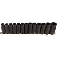 Long Socket Set, 13 Pcs, Impact, 1/2" Drive Size, Deep D. Morneault & Fils