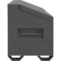 Jobsite Sloped Lid Storage Box, 60" x 30" x 39-3/8", Steel, Grey D. Morneault & Fils