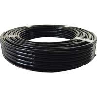 Longlife Pneumatic Tubing, Air, 4 mm/0.15625" OD x 100' L, Nylon/Polyurethane, Black, 353 PSI at 20°C D. Morneault & Fils