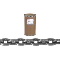 System 8 Cam-Alloy Chain, Alloy Steel, 1-1/4" x 60' (18.3 m) L, Grade 80, 72300 lbs. (36.15 tons) Load Capacity D. Morneault & Fils