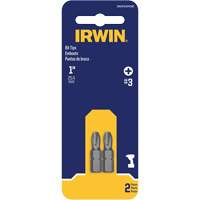 Embouts de tournevis &agrave; ins&eacute;rer, Phillips, #3, Prise 1/4" D. Morneault & Fils