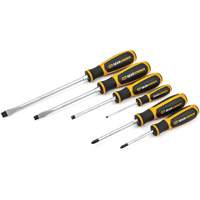 Phillips&reg;/Slotted Dual Material Screwdriver Set, 6 Pcs. D. Morneault & Fils