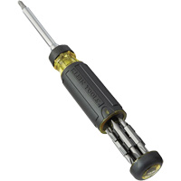 15-in-1 Multi-Bit Ratcheting Screwdriver, 8-3/4" L, Cushion Grip Handle D. Morneault & Fils