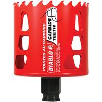 Scie cloche pour bois et m&eacute;tal, 2-3/4", Profondeur de la coupe 2-3/8", Carbure D. Morneault & Fils