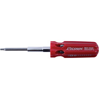 Hex-Calibre Metric Multi-Bit Screwdriver, Plastic Handle D. Morneault & Fils