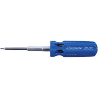 True Torx Multi-Bit Screwdriver, Plastic Handle D. Morneault & Fils