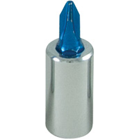Douille tournevis &agrave; embout bleu, Phillips, #1, Prise 1/4" D. Morneault & Fils