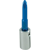 Douille tournevis &agrave; embout bleu, Phillips, #2, Prise 1/4" D. Morneault & Fils