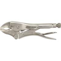 Locking Pliers with Wire Cutter, 10" Length, Curved Jaw D. Morneault & Fils