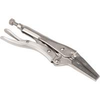 Locking Pliers with Wire Cutter, 6-1/2" Length, Long Nose D. Morneault & Fils