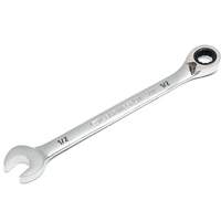 90-Tooth Reversible Ratcheting Wrench, 12 Point, 1/2", Chrome/Polished Finish D. Morneault & Fils