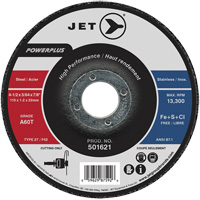 A60T PowerPlus Cut-Off Wheel, 4-1/2" x 3/64", 7/8" Arbor, Type 27, 13300 RPM D. Morneault & Fils